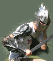 Andrew in Orc Armour